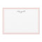 Delicate Blush Personalized Stationery Flat