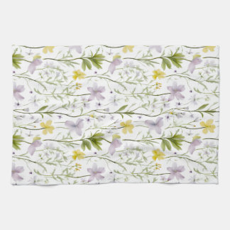 Delicate Botanical Minimalist Kitchen Towel