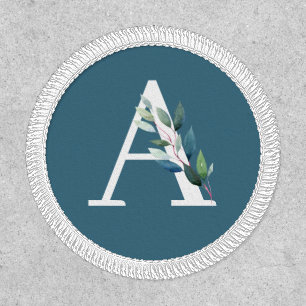 Delicate Botanical Monogram Patch