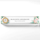 Delicate Bouquet Desk Name Plate