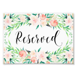 Delicate Bouquet Reserved Print