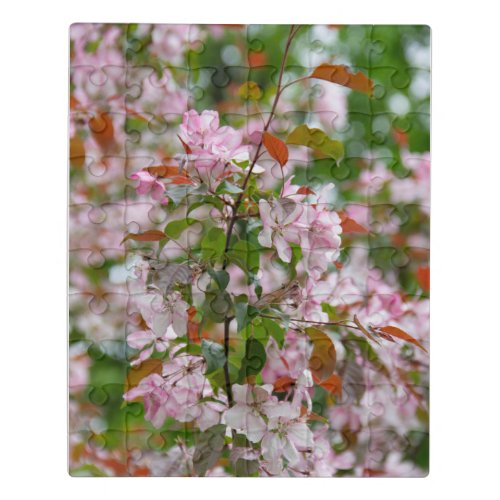 Delicate branch with flowers apple tree jigsaw puzzle