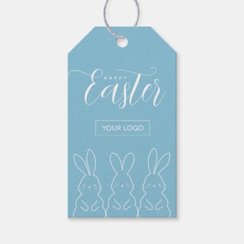 Delicate Bunnies Personalized Gift Tag
