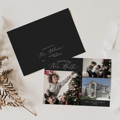 Delicate Charcoal Decking New Halls New Home Holid Holiday Card