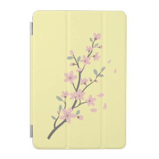 Delicate Cherry Blossom Branch Illustration iPad Mini Cover