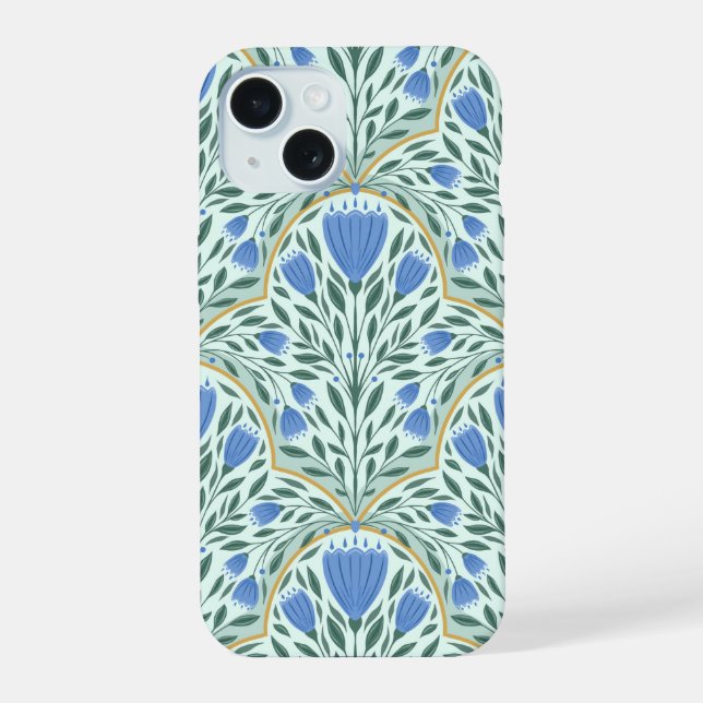 Delicate cornflowers iphone case (Back)