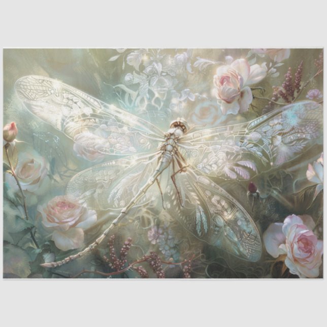 Delicate Dragonfly Tissue Paper (Front)