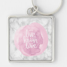 Delicate Elegant Pink and Marble Love Quote