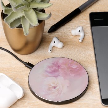 Delicate Floral 218  Wireless Charger by MehrFarbeImLeben at Zazzle