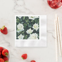 Delicate Floral Allure Napkins