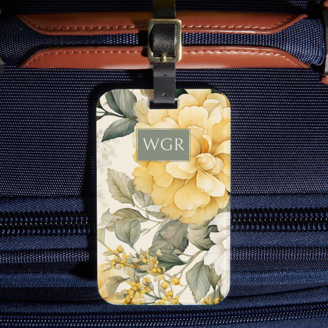 Delicate Floral Luggage Tag (Creator Uploaded)