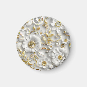 Delicate Floral Magnet