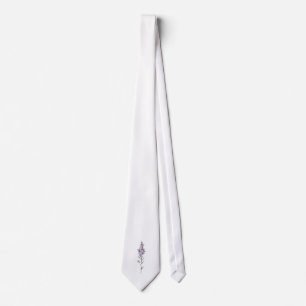 Delicate Floral Neck Tie