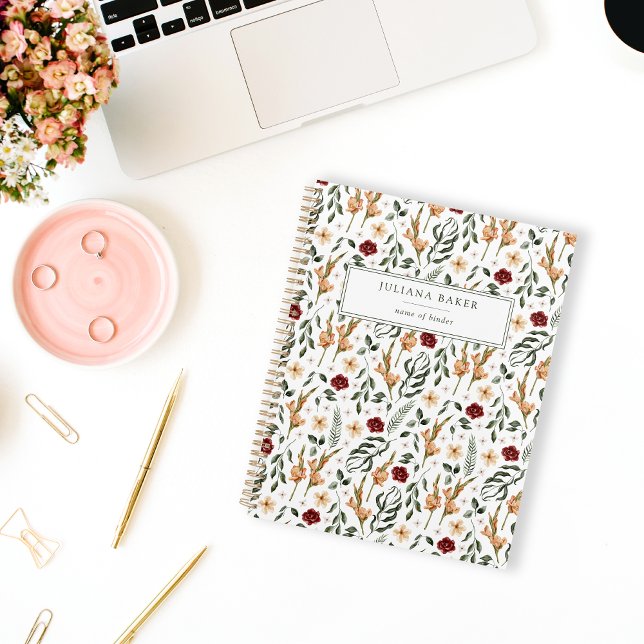 Delicate Floral Personalized Planner (Creator Uploaded)