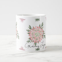 Delicate Floral Print mug