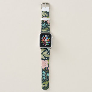 Delicate Floral: Seamless Vintage Beauty. Apple Watch Band