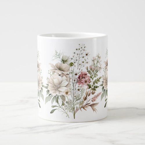 Delicate Floral Specialty Mug