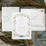 Delicate Florals | Custom Bespoke Wedding Crest Invitation