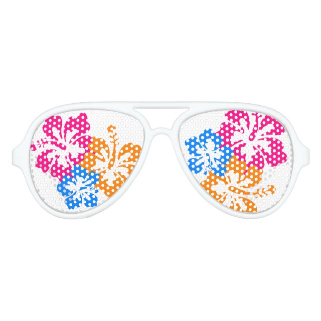 DELICATE FLOWER PARTY SHADES! AVIATOR SUNGLASSES (Front)