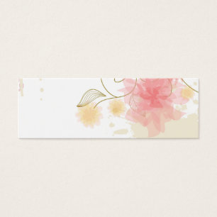 Delicate flowers bookmarker