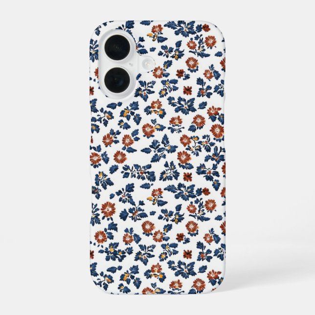 Delicate Flowers Floral Pattern Iphone Case (Back)