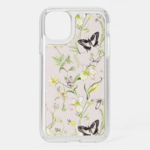 delicate flowers with a butterfly in Chinese style Speck iPhone 11 Case