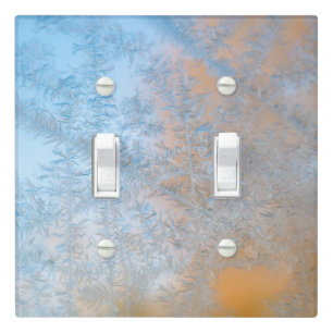 Delicate frost pattern, Wisconsin Light Switch Cover