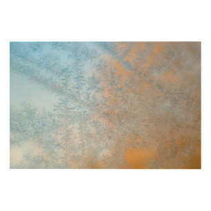 Delicate frost pattern, Wisconsin Wood Wall Decor