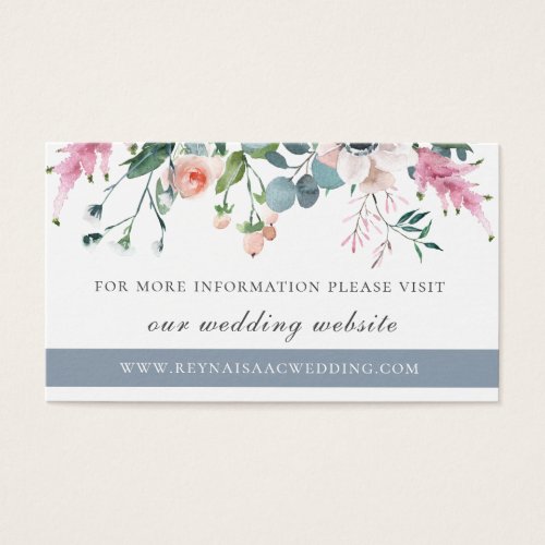 Delicate Garden Floral Wedding Website