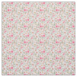 Delicate garden roses fabric
