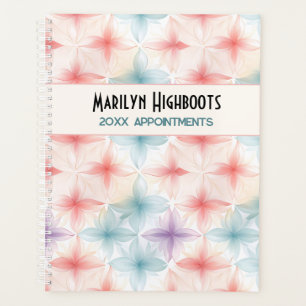 Delicate Geometric Flower  Planner