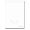 Delicate Gold Calligraphy Menu Option Place Cards