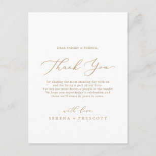 Table Wedding Thank You Cards Zazzle