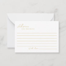 Delicate Gold Elegant Bridal Shower
