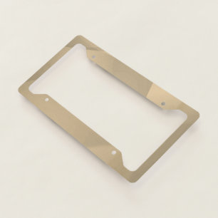 Delicate Gold Folds License Plate Frame