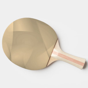 Delicate Gold Folds Ping Pong Paddle