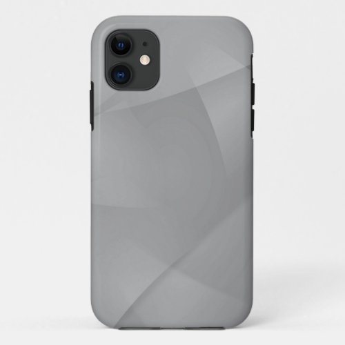 Delicate Gray Folds iPhone 11 Case