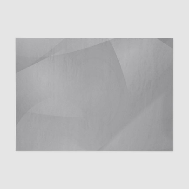 Delicate Gray Folds Tissue Paper (Front)