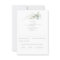 Delicate Greenery and Gold Wedding RSVP