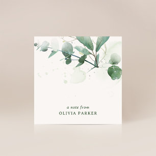 Delicate Greenery Note Card