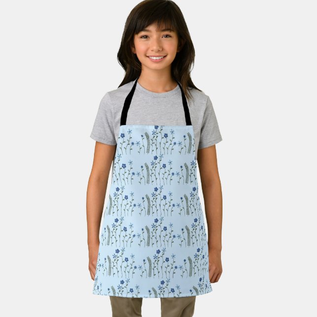 "Delicate, handmade touch, Embroidery  allover  -  Apron (Insitu)