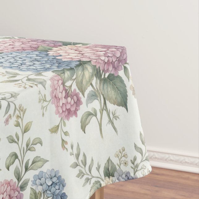 Delicate Hydrangea Flowers  Tablecloth (In Situ)