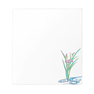 Delicate Iris Notepad