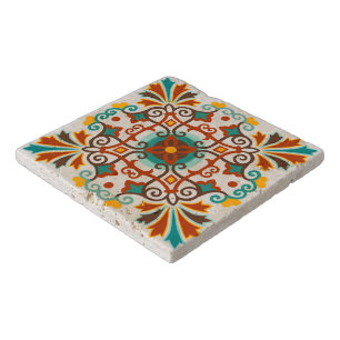 Delicate Italian Tile Trivet