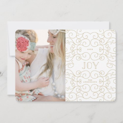 Delicate Joy | Holiday Photo Card