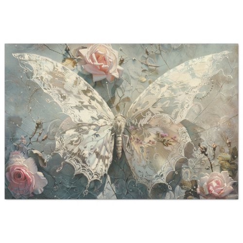 Delicate Lace Butterfly Tissue Paper