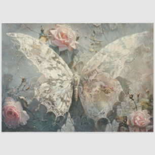 Delicate Lace Butterfly Tissue Paper
