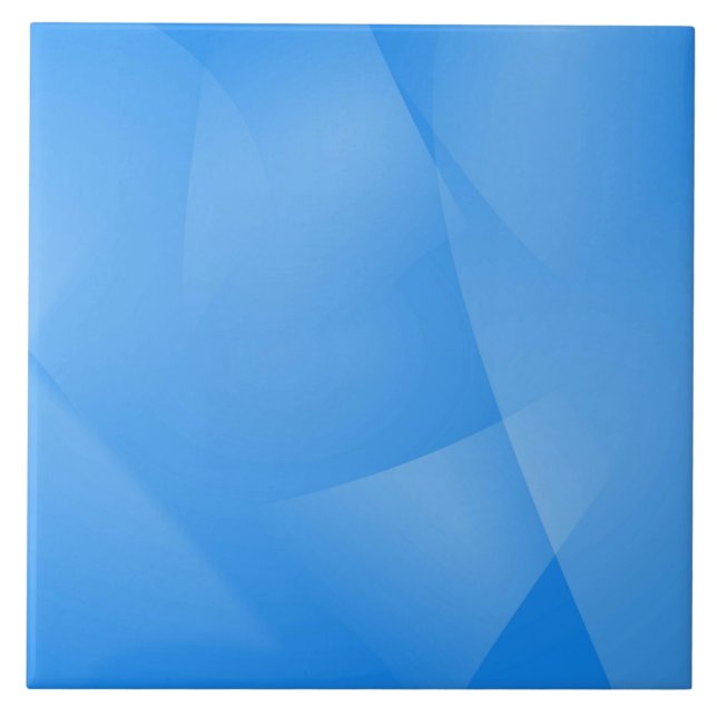 Delicate Layers of Blue Ceramic Tile (Front)