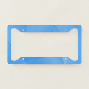 Delicate Layers of Blue License Plate Frame