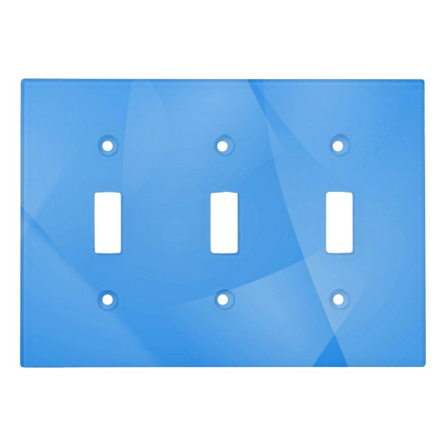 Delicate Layers of Blue Light Switch Cover (Front)